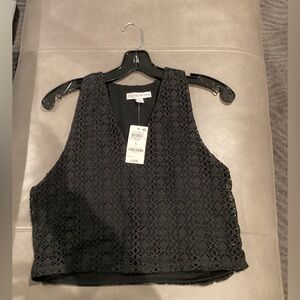 And Now This (Macy’s) Crochet Crop Top. Lined. NWTS Matching Pants Available